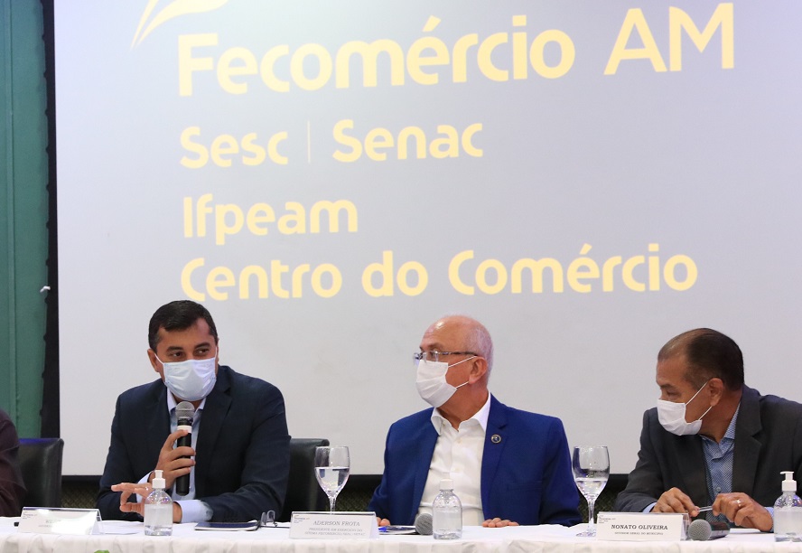 Governador WIlson Lima em entrevista coletiva na Fecomercio 1 Foto Herick Pereira Secom