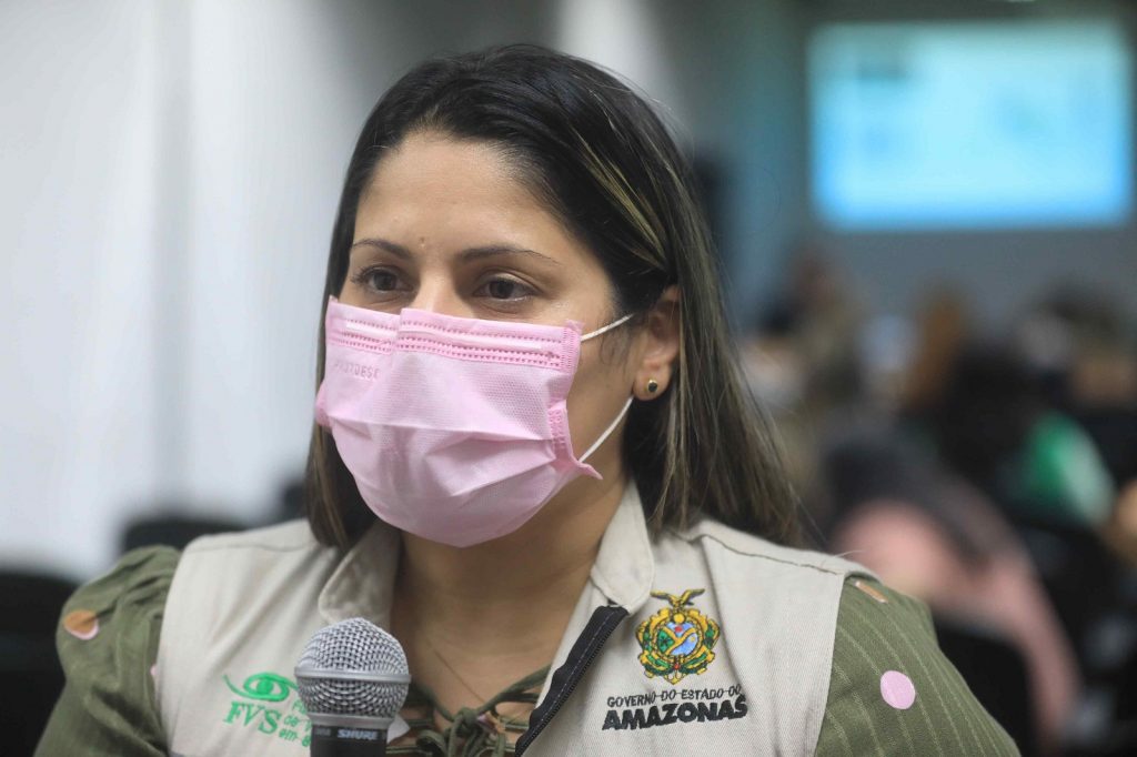 09 11 2021 Reuniao Ministerio da saude e FVS Tatyana Amorim diretora Presidente da Fundacao de Vigilancia em Saude do Amazonas Dra Rosemary Costa Pinto 1024x682 1