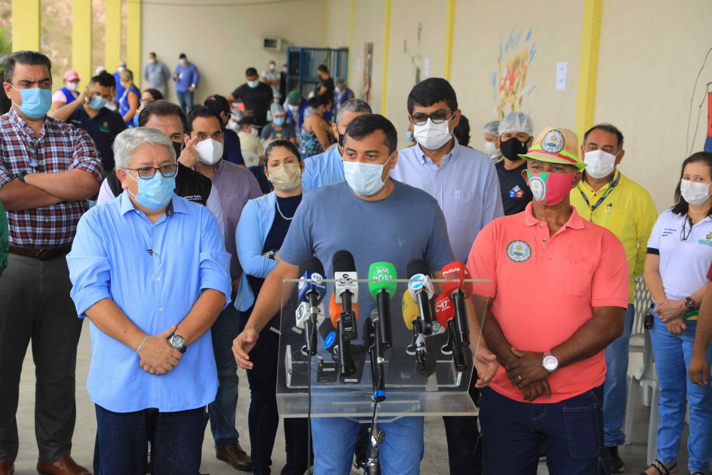 Governador Wilson Lima anuncia campanha Pra Sambar tem que Vacinar 1 Foto Diego Peres Secom 1 1024x683 1