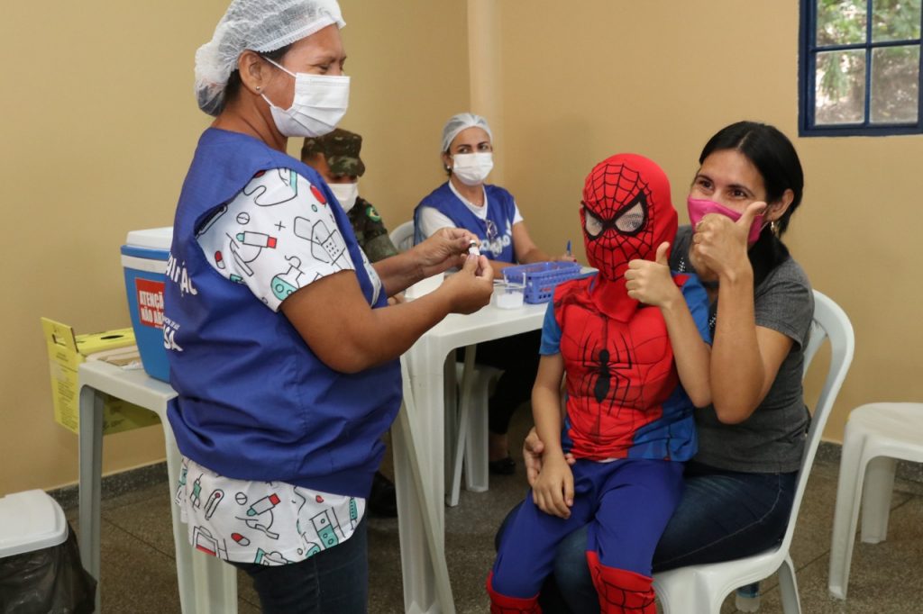Vacinacao contra a Covid 19 em criancas de 5 a 11 anos em Manaus 1 Foto Herick Pereira Secom 1024x682 1