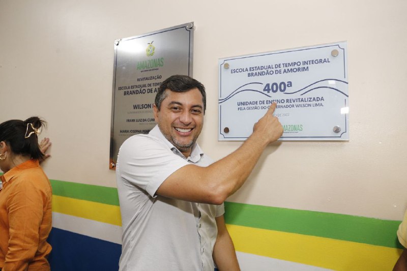 Em Parintins Wilson Lima entrega unidade de ensino e alcanca a marca de 400 escolas revitalizadas na rede estadual 3 FOTO EUZIVALDO QUEIROZ