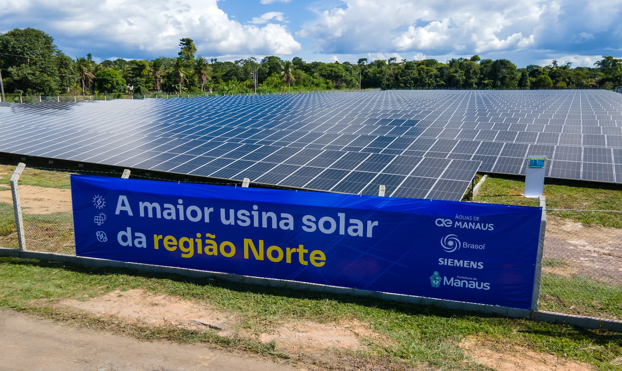 Prefeitura de Manaus inaugura maior usina de energia solar da regiao Norte do pais