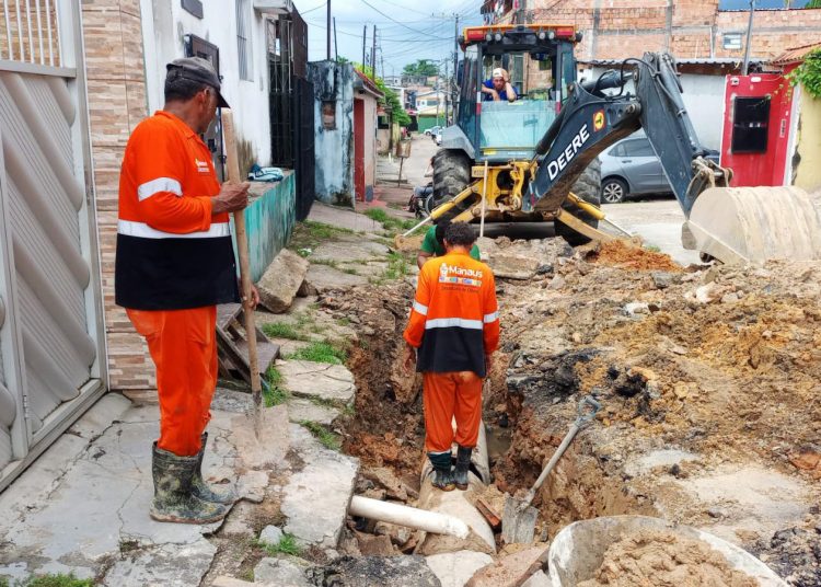 Informe Manaus Prefeitura Inicia Troca De Tubulação Em Drenagem