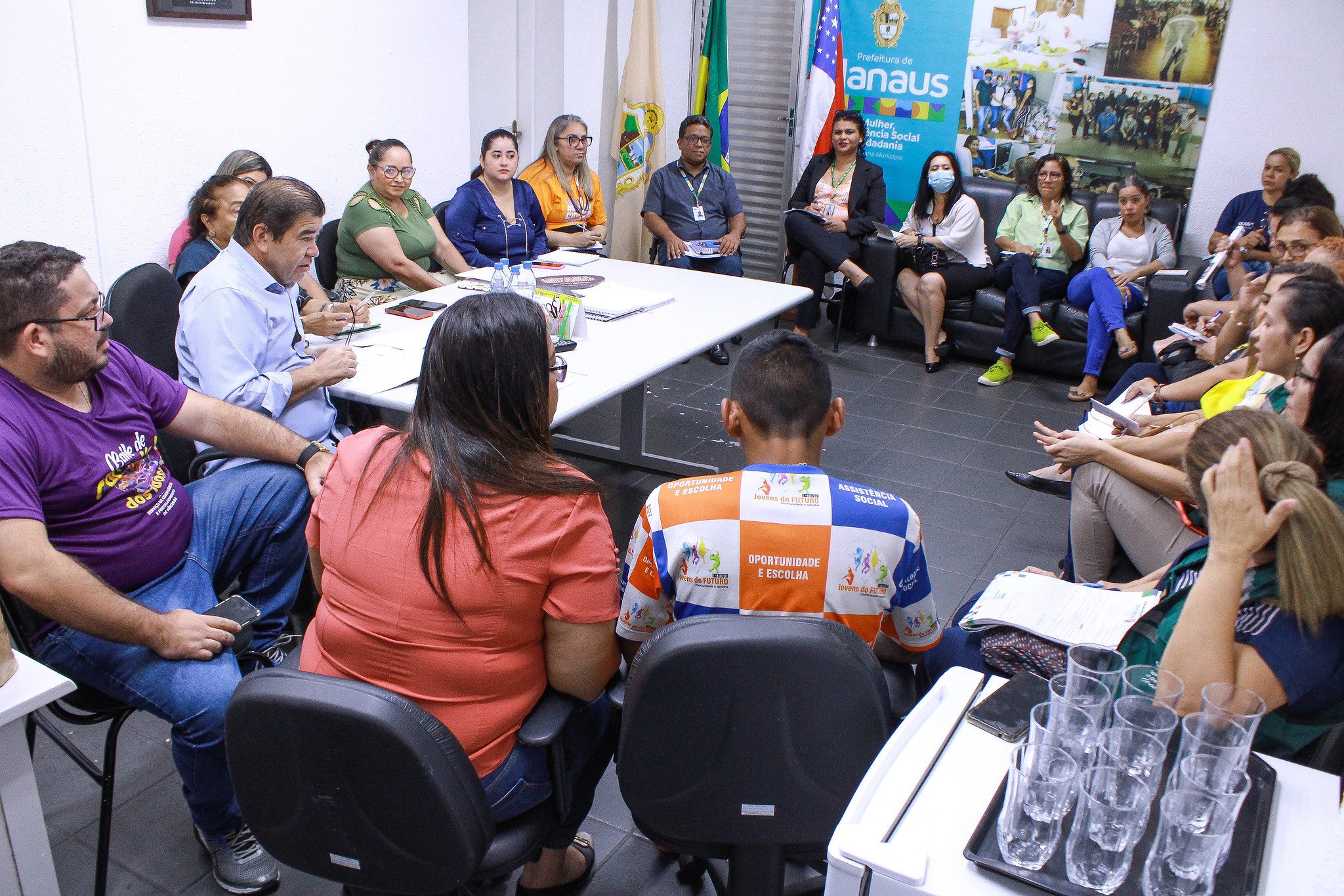 Prefeitura realiza reuniao de alinhamento para segunda fase de campanha de combate ao trabalho infantil