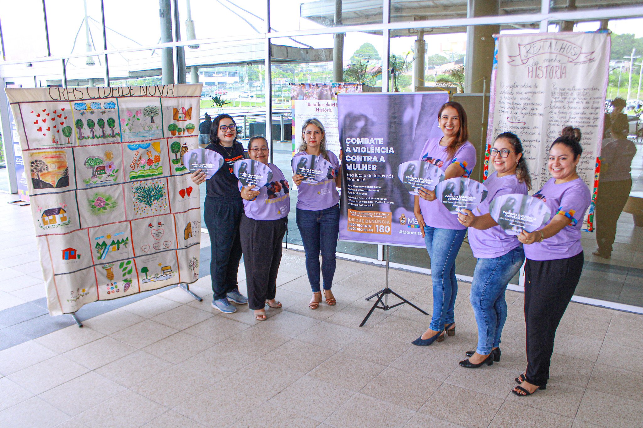 Prefeitura participa de campanha alusiva ao Dia Internacional das Mulheres em shopping de Manaus
