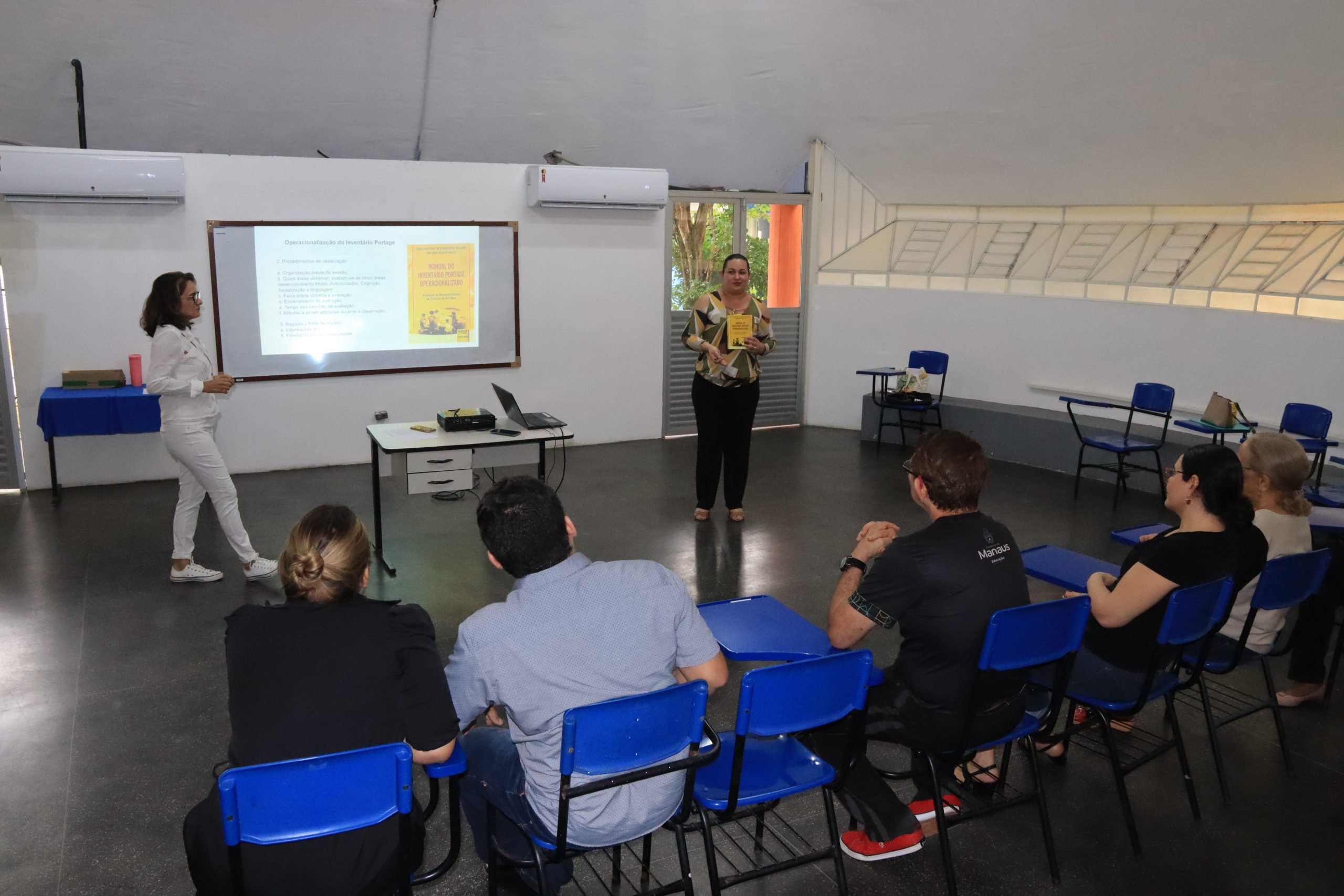 Professores de Educacao Fisica e Ciencias da Prefeitura de Manaus participam de formacao sobre o Saeb 3 scaled 1