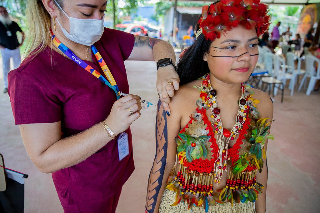 No Dia dos Povos Indigenas Prefeitura leva servicos de saude a comunidades da zona Oeste de Manaus 2