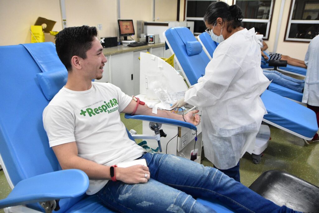SEDEL Mais de 30 colaborados da Sedel ajudaram a reforcar o estoque de sangue da Fundacao Hemoam FOTO Mauro Neto 1024x685 1