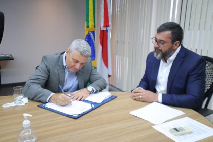 Wilson Lima e Eneva assinam termo de cooperacao para instalacao de unidade do Cetam em Silves Fotos Diego Peres Secom 1