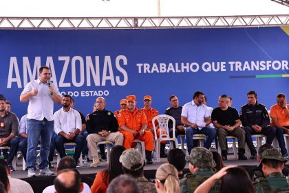 Presidente Roberto Cidade destaca reforco na Seguranca Publica com a entrega da Base Arpao 2 e de viaturas para o Corpo de Bombeiros