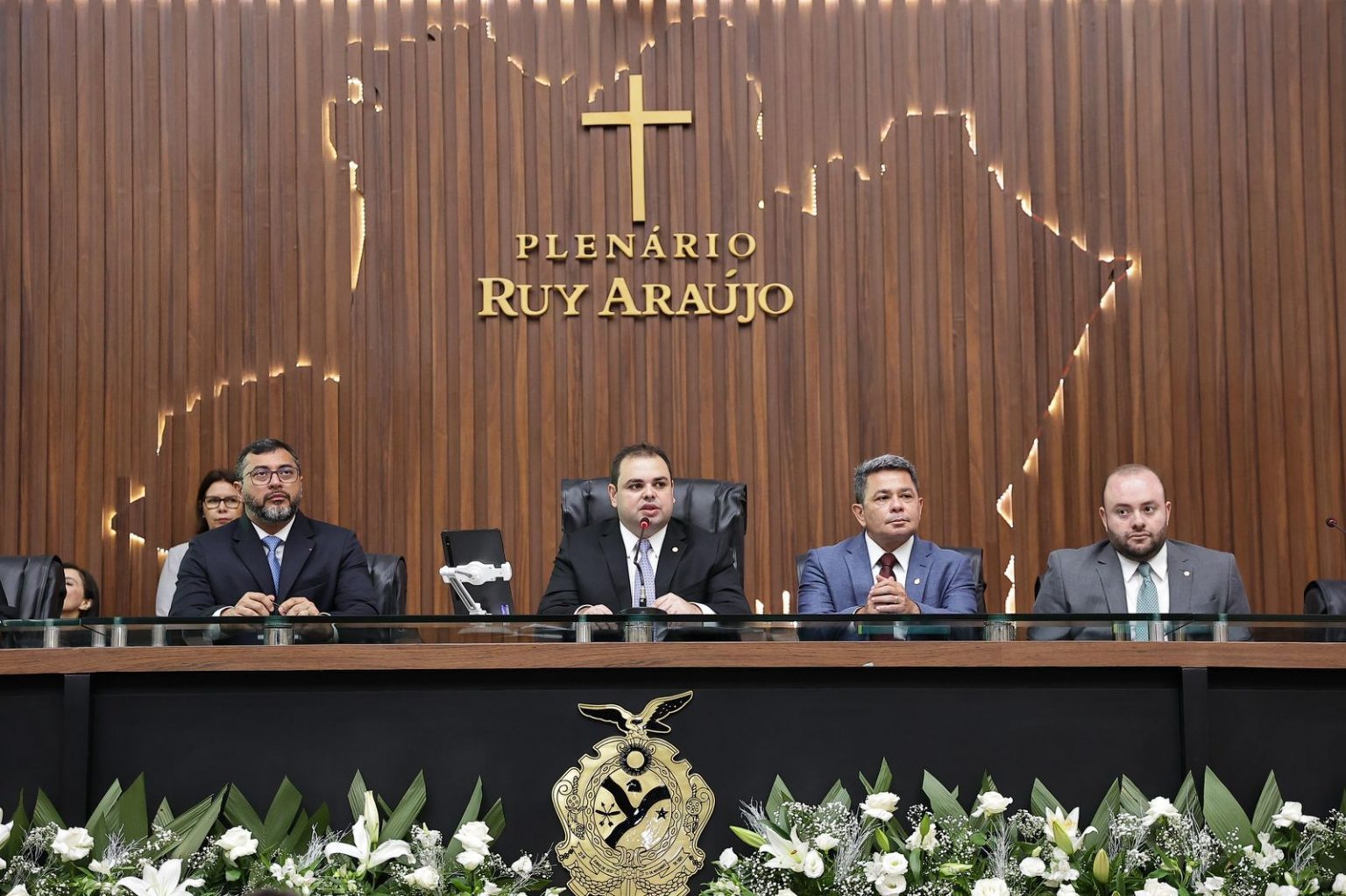 Presidente Roberto Cidade reafirma compromisso com dialogo transparencia e autonomia entre poderes durante abertura dos trabalhos Legislativos 2024