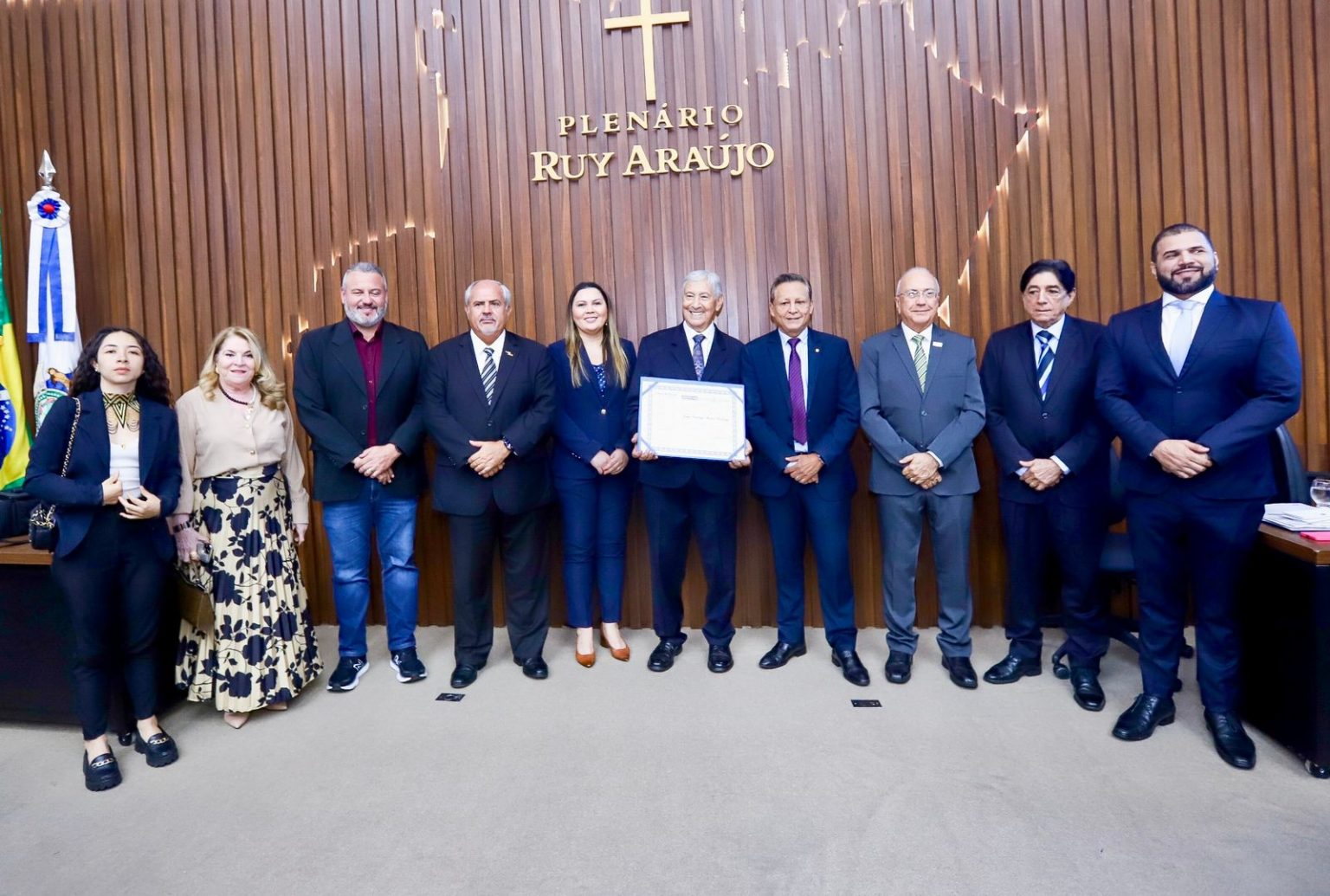 Com 55 anos de atuacao no comercio local o CEO da Top Internacional Jorge Mojica recebeu Titulo de Cidadao do Amazonas Foto Ney Xavier ByvifV