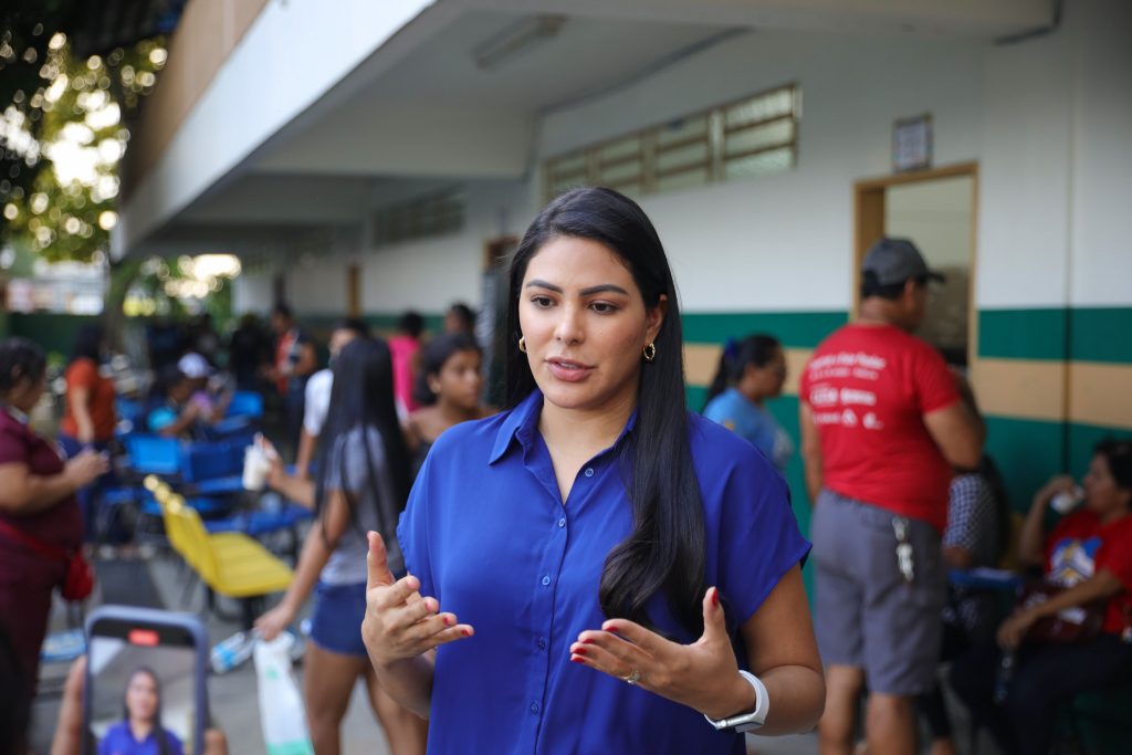 Deputada Mayra Dias solicita ao Estado assistencia emergencial aos amazonenses atingidos pelas chuvas no RS Foto Tadeu Rocha 1024x683