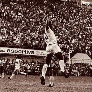 SEDEL Pele Comemorando Gol Contra o Rio Negro FOTO Divulgacao 0cYsHa