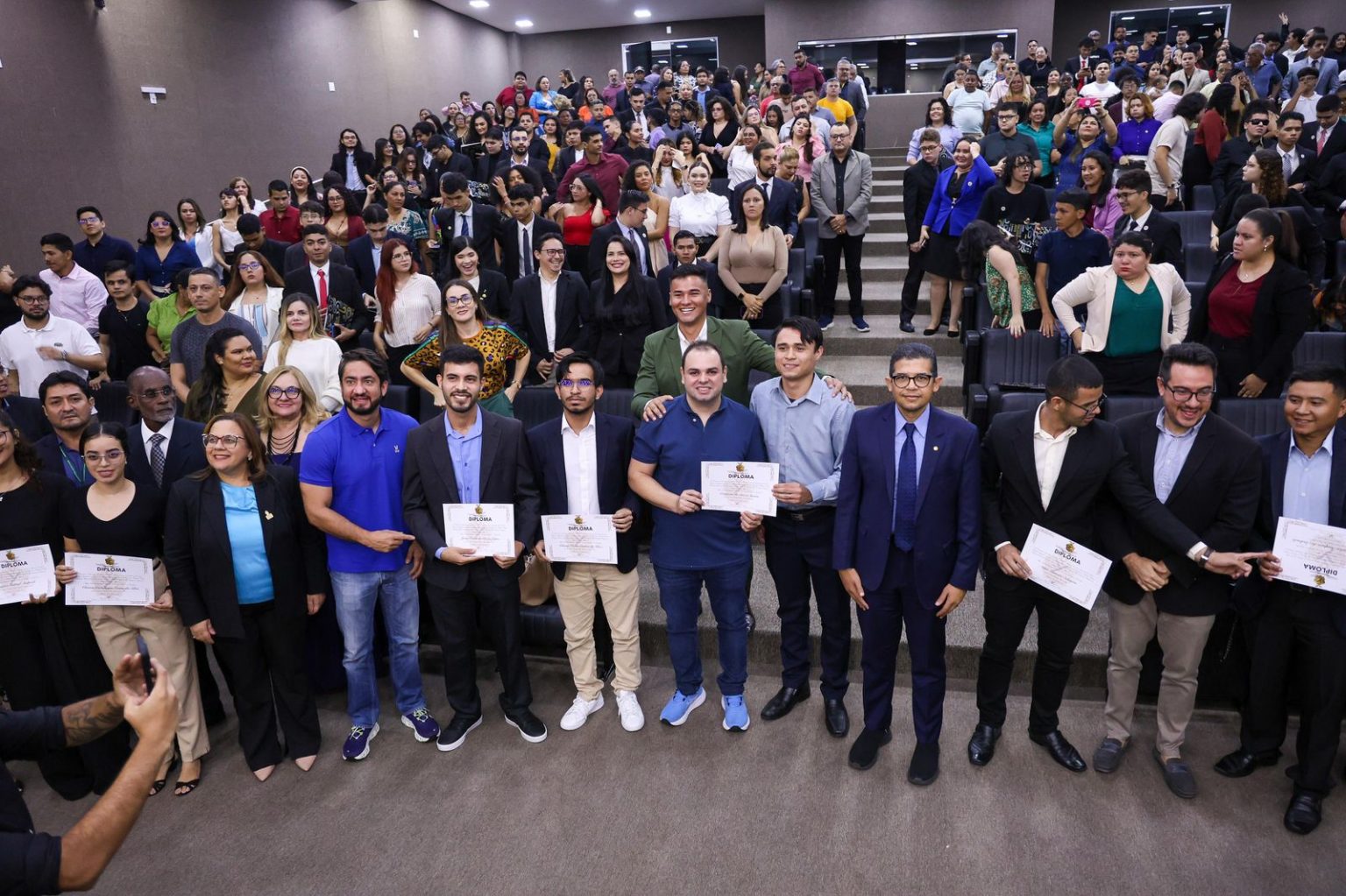 Presidente Roberto Cidade destaca importancia do Parlamento Jovem para democracia durante encontro com alunos de todas as legislaturas Foto Herick Pereira AijdtZ