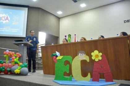 Deputado Joao Luiz destaca apoio a Rede de Protecao a Crianca e ao Adolescente em seminario na Aleam Foto Mauro Smith ypM5Zr