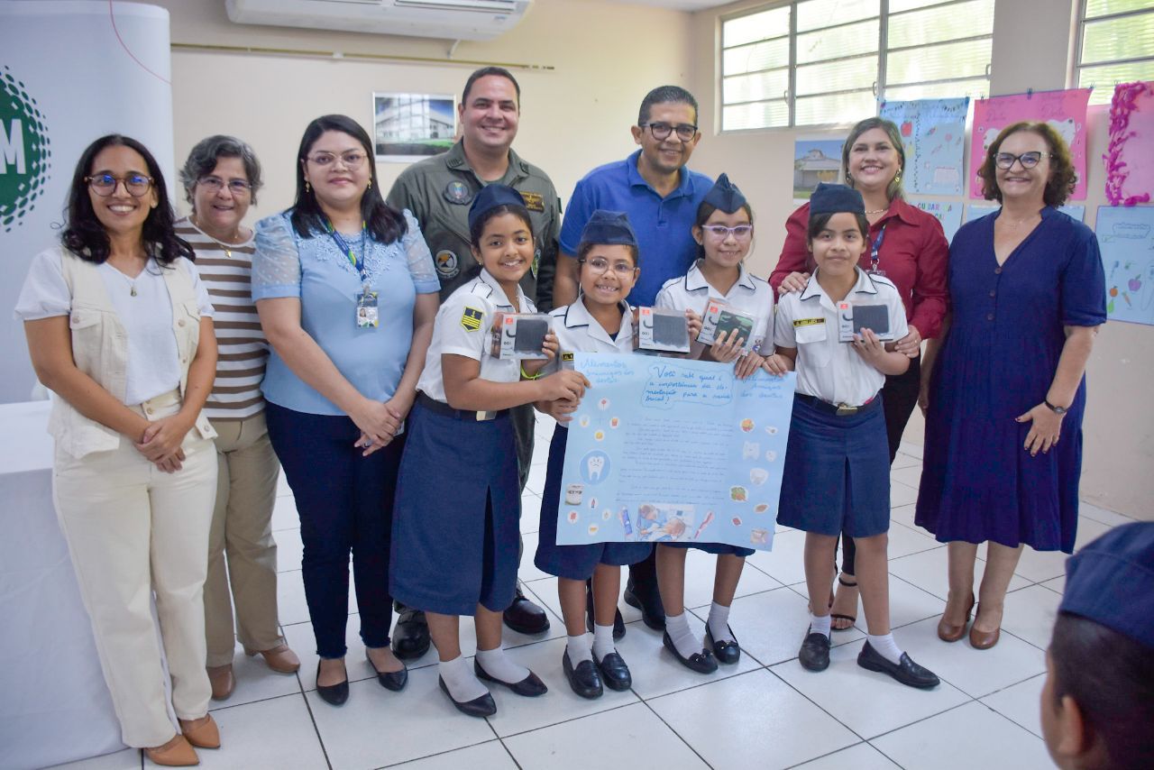 Joao Luiz participa de encerramento de atividades do Projeto Sorriso Top em escola na zona Sul de Manaus Foto Mauro Smith sLF8KP