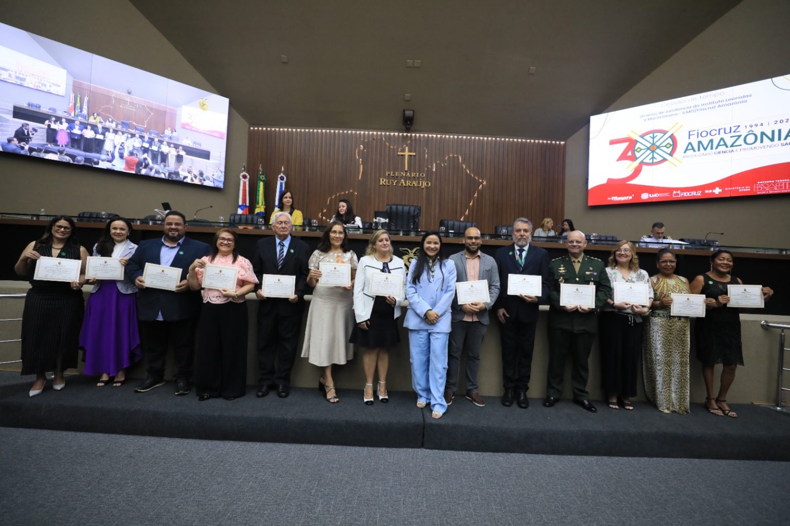 Aleam realiza Cessao de Tempo para celebrar os 30 anos da Fiocruz Amazonia Foto Hudson Fonseca NuHW5l