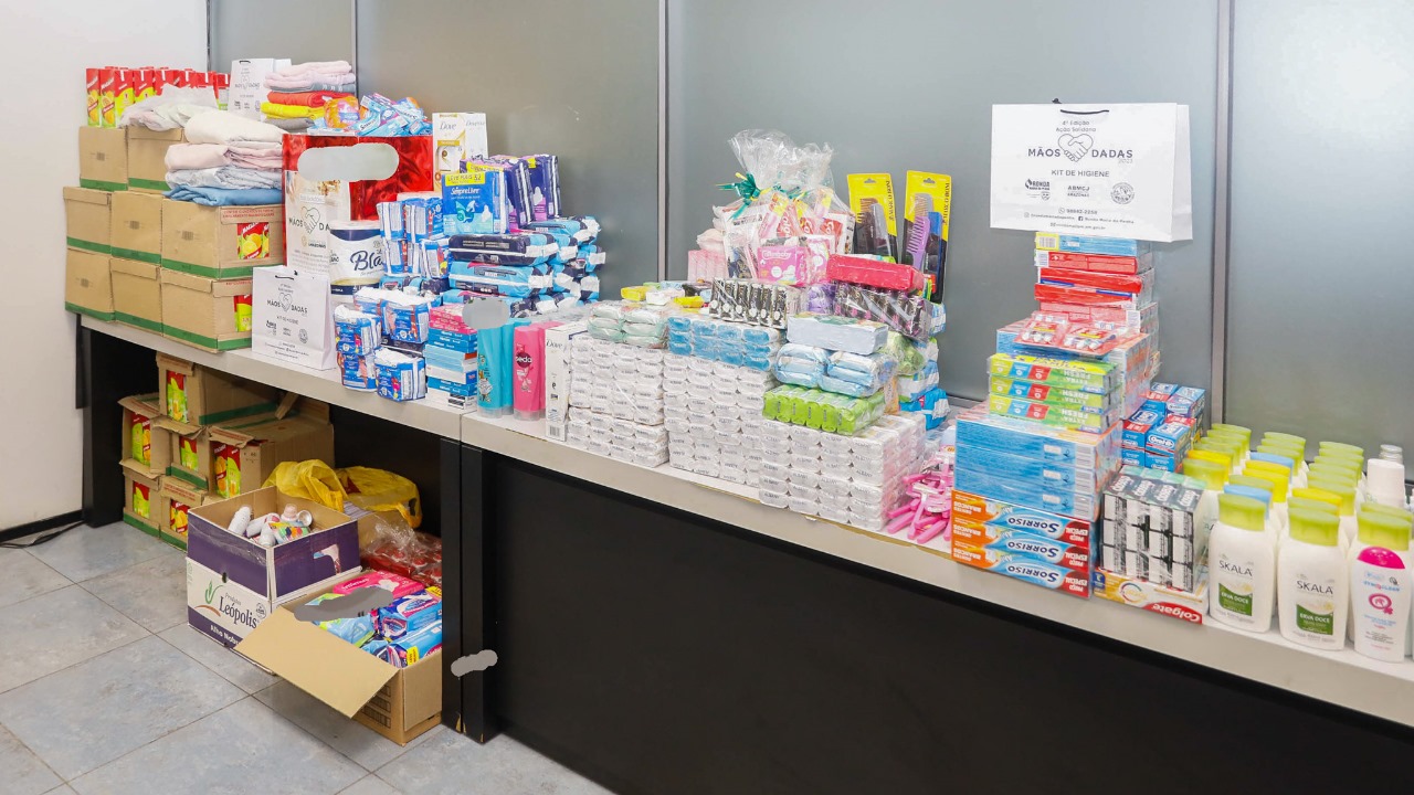 Assembleia Legislativa recebe doacoes de produtos de higiene que serao doados as mulheres vitimas de violencia domestica Foto Alberto Cesar Araujo AMtEzO