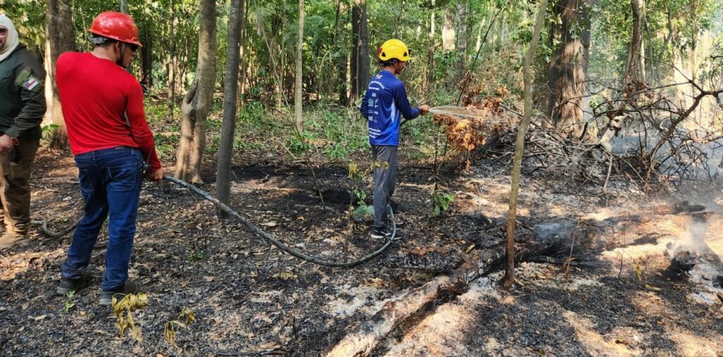 01 Sema Equipes apagam chamas em Unidade de Conservacao no Rio Negro 1024x506 1