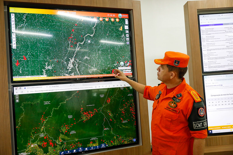 Governo do Amazonas investe em tecnologias para combater incendios e monitorar a qualidade do ar durante estiagem 5 CEL. REINALDO MENEZES SUB COMANDANTE CBMAM APP INFIRE 1