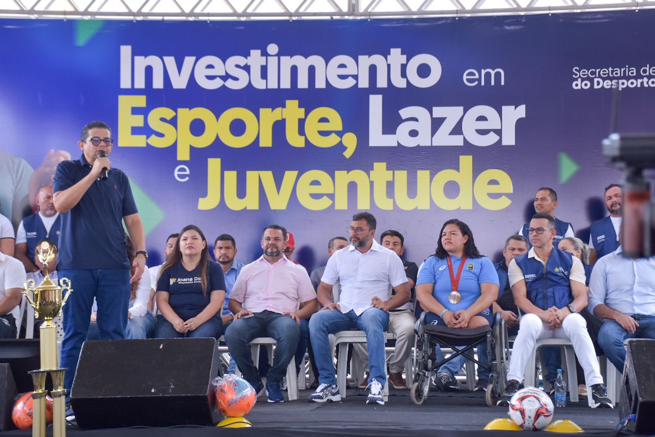 Indicativos do deputado Joao Luiz sao renovados e investimentos ao esporte sao anunciados pelo governador Wilson Lima M23JD8