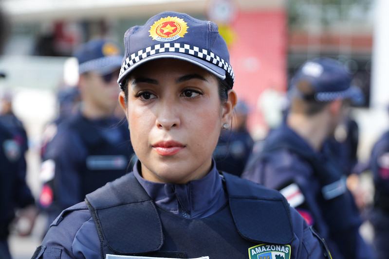 SECOM Apresentacao mil alunos soldados da PM aluna soldado Rebecca Tavares Foto Arthur Castro 2