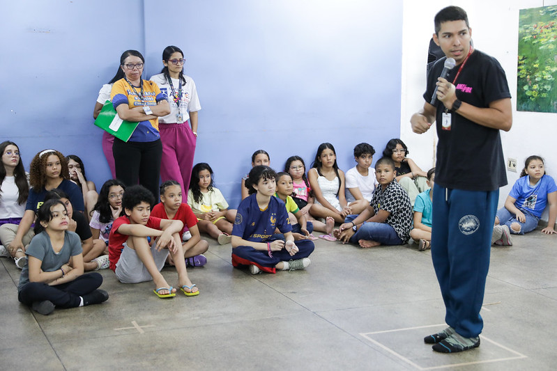 Governo do Amazonas alcanca milhares de criancas com programas e atividades voltados para o publico infantil Foto Arthur Castro Secom AULA LICEU