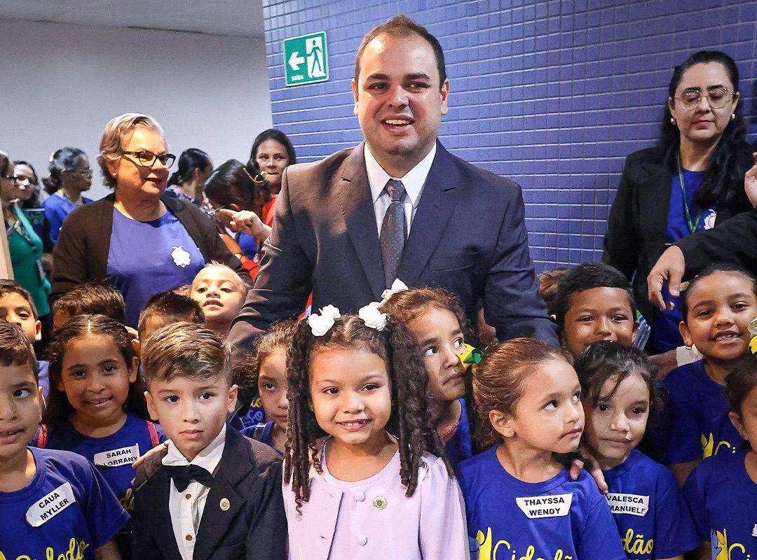 No Dia das Criancas Roberto Cidade destaca Leis de sua autoria que fortalecem a legislacao dedicada a crianca e ao adolescente Foto Rodrigo Brelaz t8eTn8