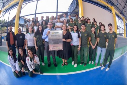 Deputado Joao Luiz participa da entrega da Escola Marcantonio Vilaca I revitalizada na zona Norte Foto Mauro Smith vdoDMi