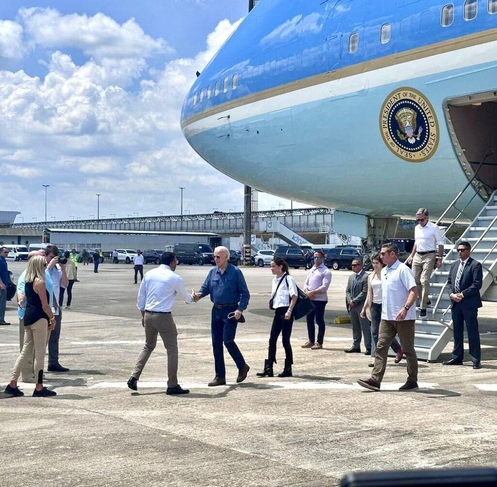 Em visita historica ao Amazonas governador Wilson Lima recepciona presidente dos Estados Unidos Joe Biden 2 Foto Reproducao 1024x1004 1