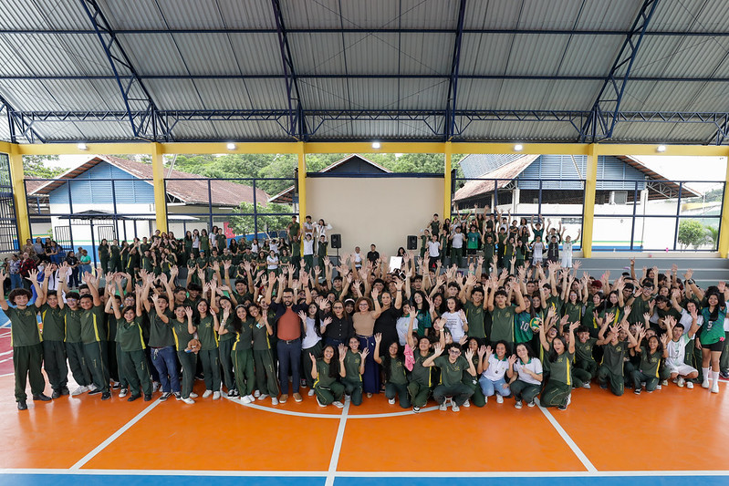 Governo do Amazonas entrega Escola Estadual Marcantonio Vilaca revitalizada na zona norte 5 FOTO Arthur Castro Secom