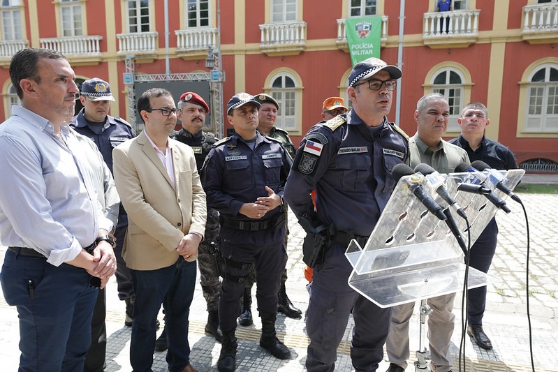 Operacao Natal Mais Seguro Governo do Amazonas reforca policiamento durante compras e festividades de fim de ano subcomandante da PM Thiago Balbi Fotos Arthur Castro Secom 4