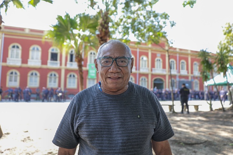 Operacao Natal Mais Seguro Governo do Amazonas reforca policiamento durante compras e festividades de fim de ano aposentado Ademar de Ramos Fotos Arthur Castro Secom 3