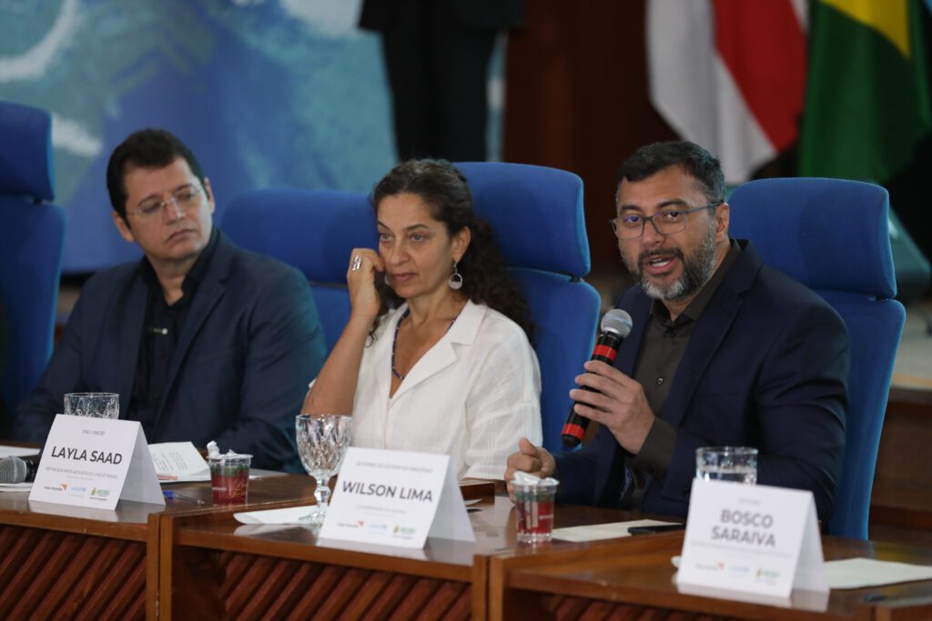 Governador Wilson Lima destaca avancos em politicas para a infancia durante entrega do Selo Unicef para 29 municipios Foto Arthur Castro 1 1024x683 1