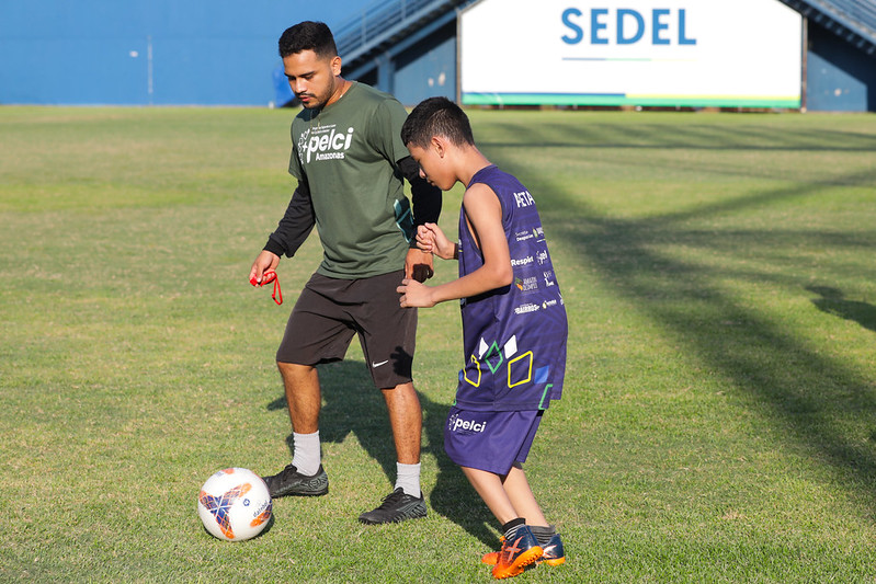 Projetos desportivos do Governo do Amazonas ALUNOS PELCI ARTHUR CASTRO SECOM 2