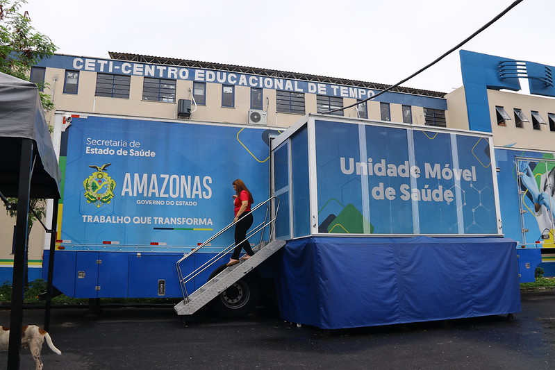 SES AM Carretas da Saude e de Tomografia na zona oeste e leste Foto Evandro Seixas 1