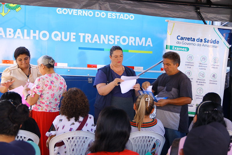 SES AM Carretas da Saude e de Tomografia na zona oeste e leste Foto Evandro Seixas 2