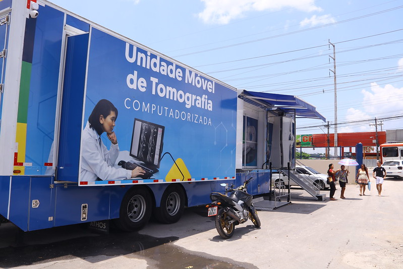 SES AM Carretas da Saude e de Tomografia na zona oeste e leste Foto Evandro Seixas 3