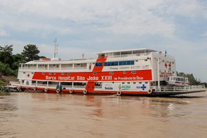 SES AM Em quatro dias Barco Hospital atende mais de 2 mil pessoas em Manaquiri Foto Evandro Seixas 1