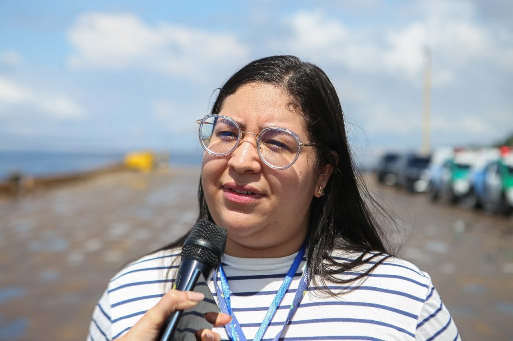 MS Aurora: maior cruzeiro da temporada atraca no Porto de Manaus com mais de 2,4 mil turistas Informe Manaus isabelli 1024x682 1