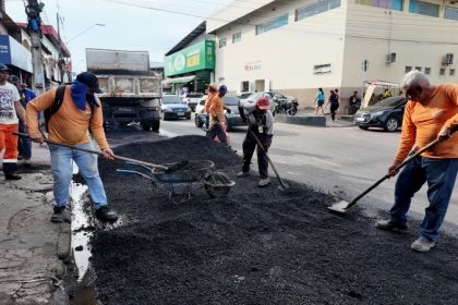 recuperacao asfaltica do bairro Cidade de Deus 2