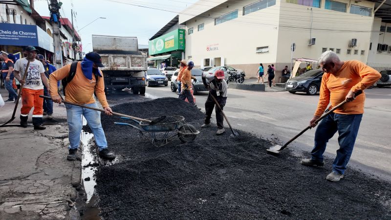 recuperacao asfaltica do bairro Cidade de Deus 2