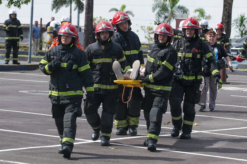 Corpo de Bombeiros faz simulado de emergência com atendimento a vítimas em shopping da zona oeste de Manaus Informe Manaus Foto Arthur Castro 6