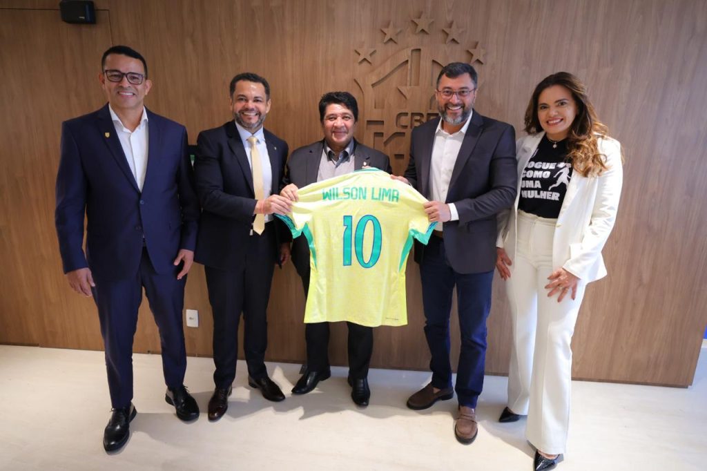 Governador Wilson Lima reune com presidente da CBF e tratativas para o Amazonas receber jogos da Copa do Mundo Feminina avancam 4 Foto Diego Peres Secom 1024x682 1