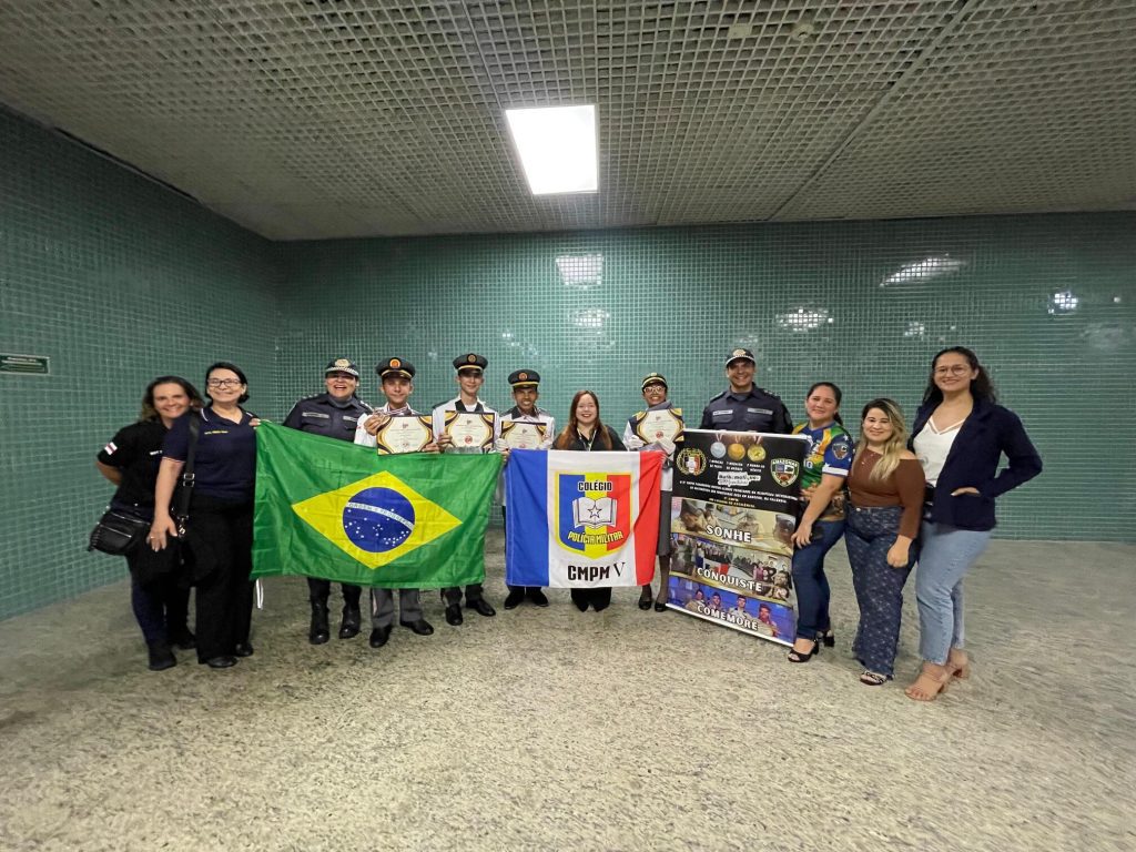 PMAM ALUNOS MEDALHISTAS RETORNAM A MANAUS FOTO GISELLE SIMOES PMAM 1 1024x768 1