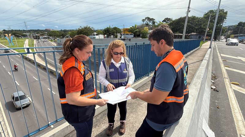 Prefeitura de Manaus realiza vistoria tecnica no complexo viario Prefeito Jose Fernandes para avaliar funcionalidade 2