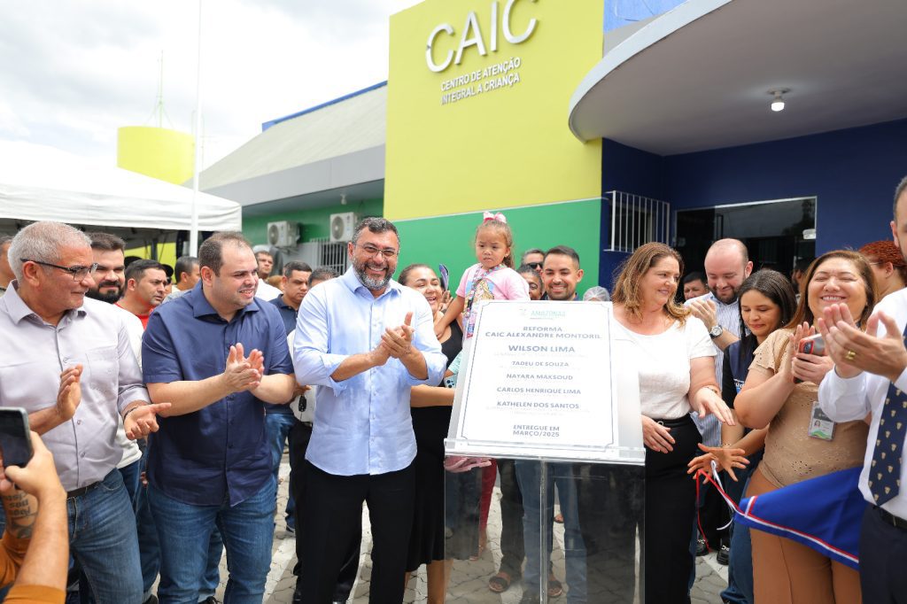 Governador Wilson Lima reinaugura Caic Alexandre Montoril reformado no bairro Petropolis zona sul 4 foto Diego Peres Secom 1024x682 1