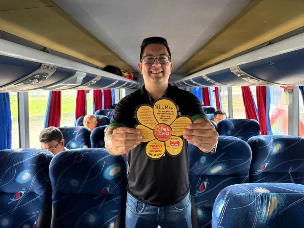 Maio Laranja: Arsepam promove ação para combate ao abuso e exploração infantil no transporte intermunicipal 6 Arsepam Maio Laranja Foto Divulgacao Arsepam 1024x768 1
