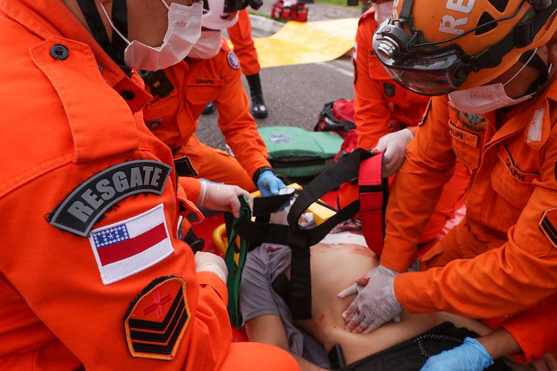Corpo de Bombeiros realiza simulado de salvamento veicular com múltiplas vítimas 8 CBMAM SIMULADO FOTO MAURO NETO 2